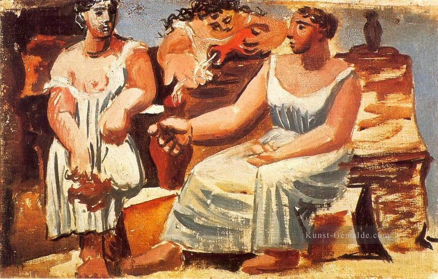 Trois femmes a la fontaine 8 1921 kubist Pablo Picasso Ölgemälde